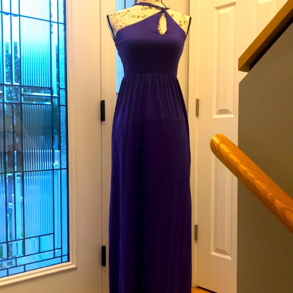 Venus purple maxi dress